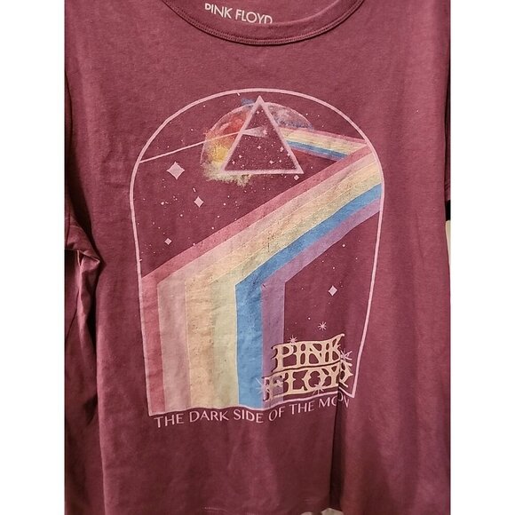 PINK FLOYD T-shirt Mens XXL Dark Side of the Moon Short Sleeve Prism Rock CR50 - Picture 1 of 5